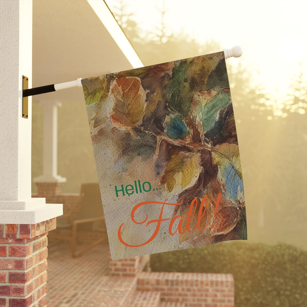 Fall Leaves Garden Banner 2 sizes