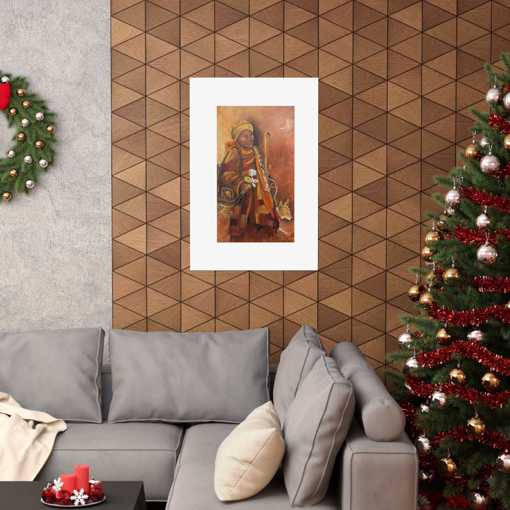 "The Dove", JR original, printed poster