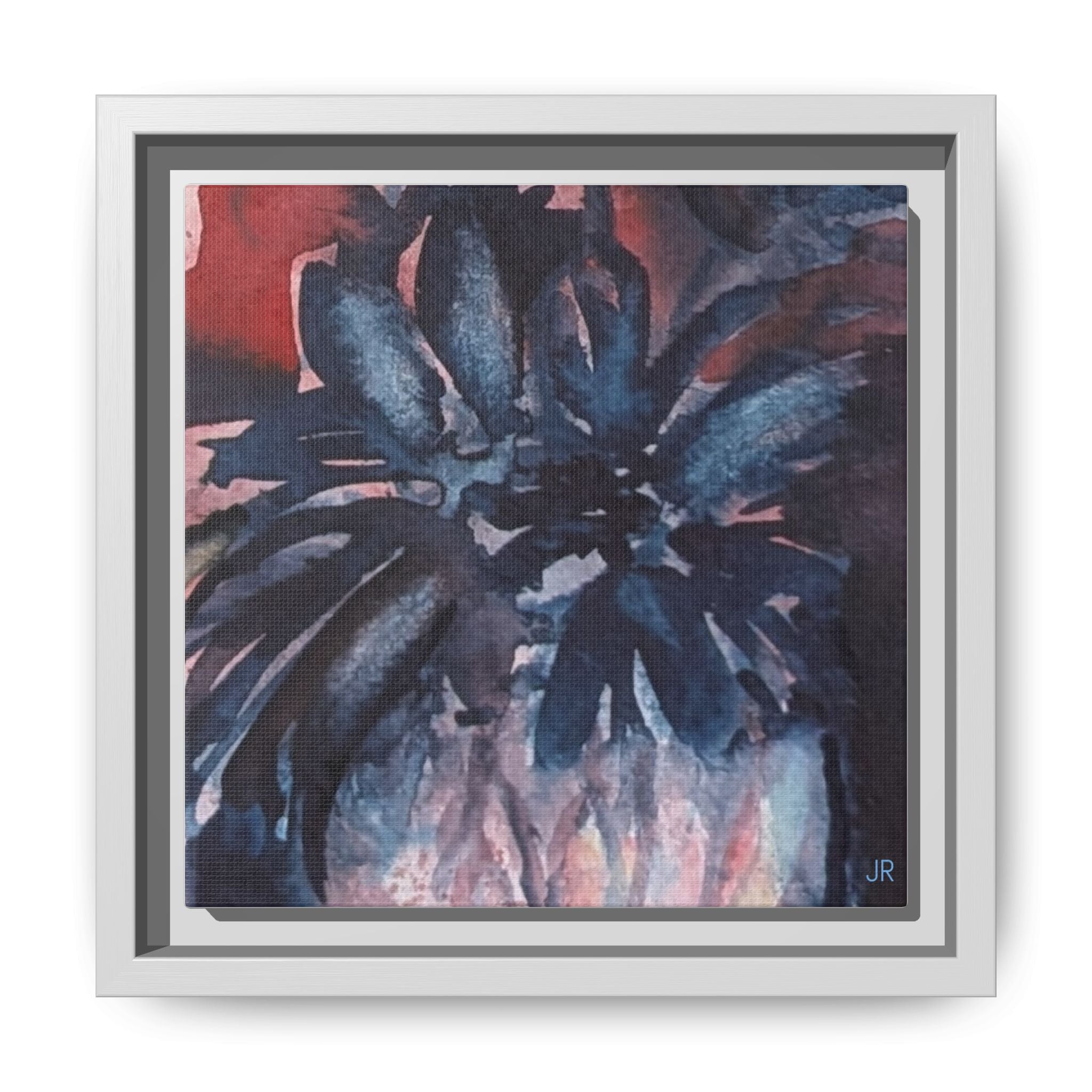 Copy of Lemon Grapes Pastel Painting Framed Matte Canvas