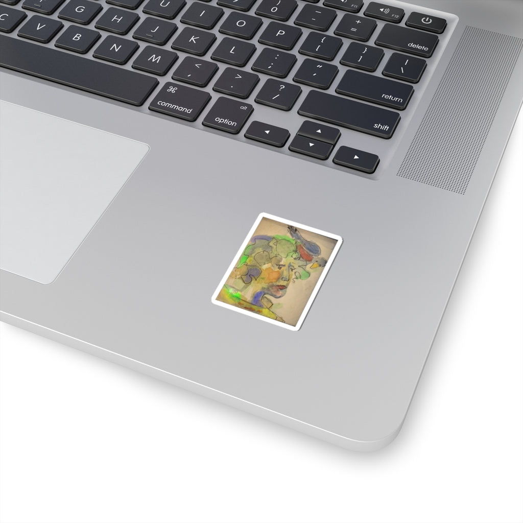 Bird Brain Kiss-Cut Stickers