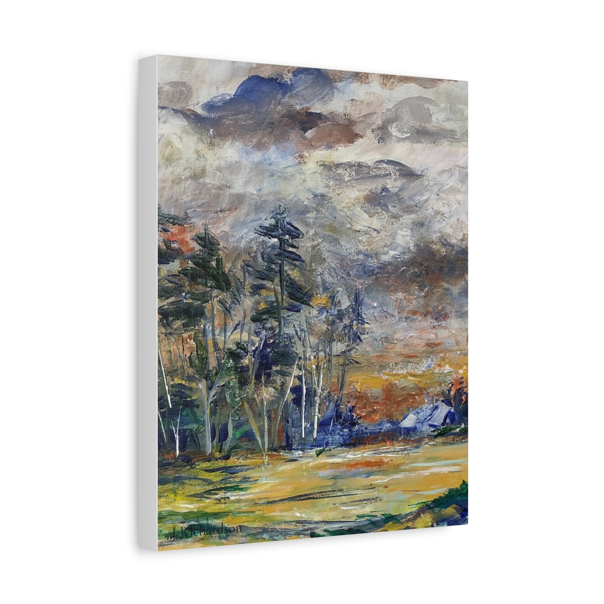 Stormy Landscape Wall Art/canvas