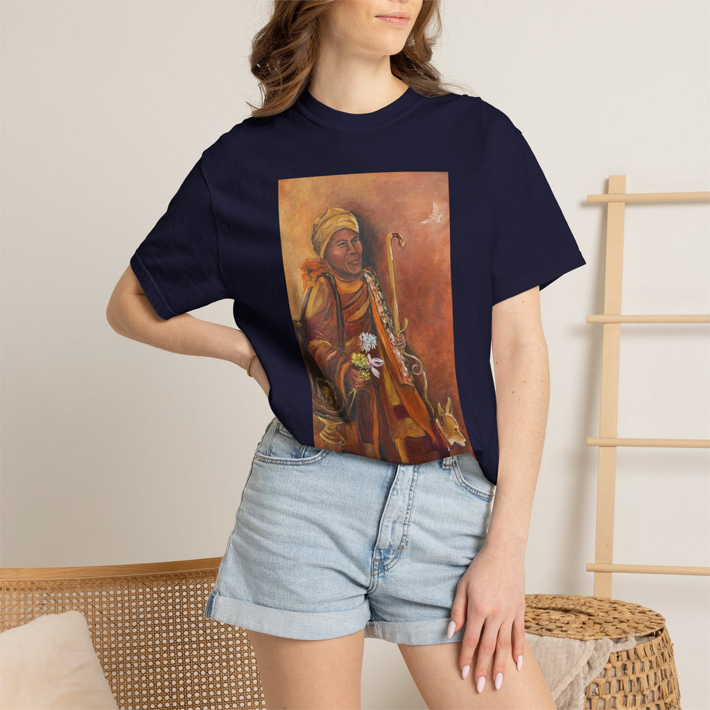 Walk for Peace T-Shirt — Monk Art Graphic Tee