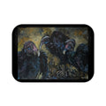 Vultures Illustration Bath Mat | Dark Moody Bird Artwork
