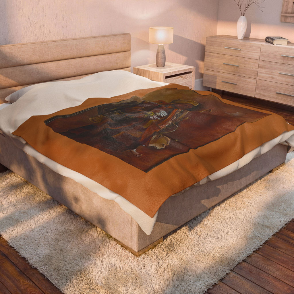 "Walk for Peace" Velveteen Plush Blanket