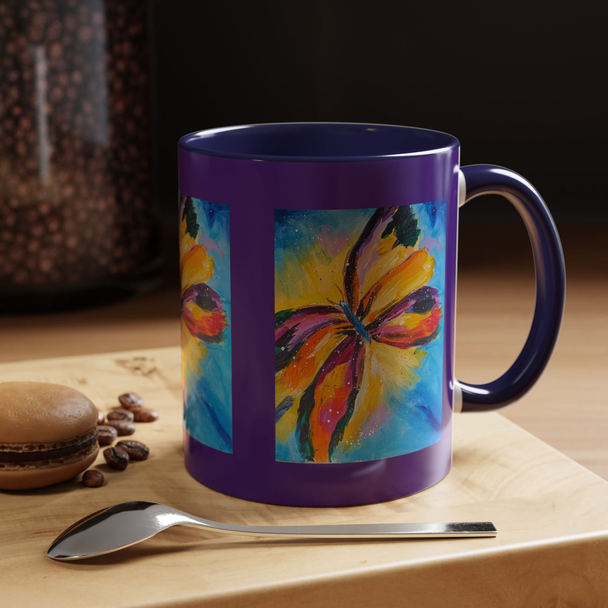 Butterfly Accent Coffee Mug Gift