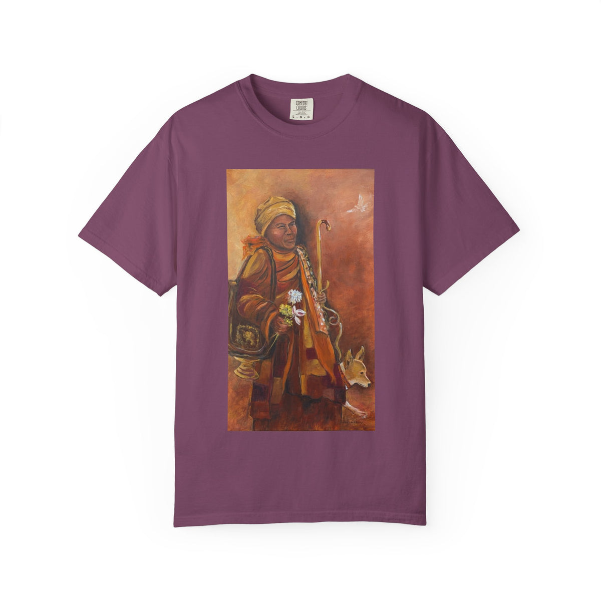 Walk for Peace T-Shirt — Monk Art Graphic Tee