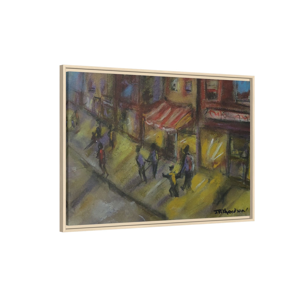 Copy of Framed Canvas Print - Colorful Bell Peppers Still Life