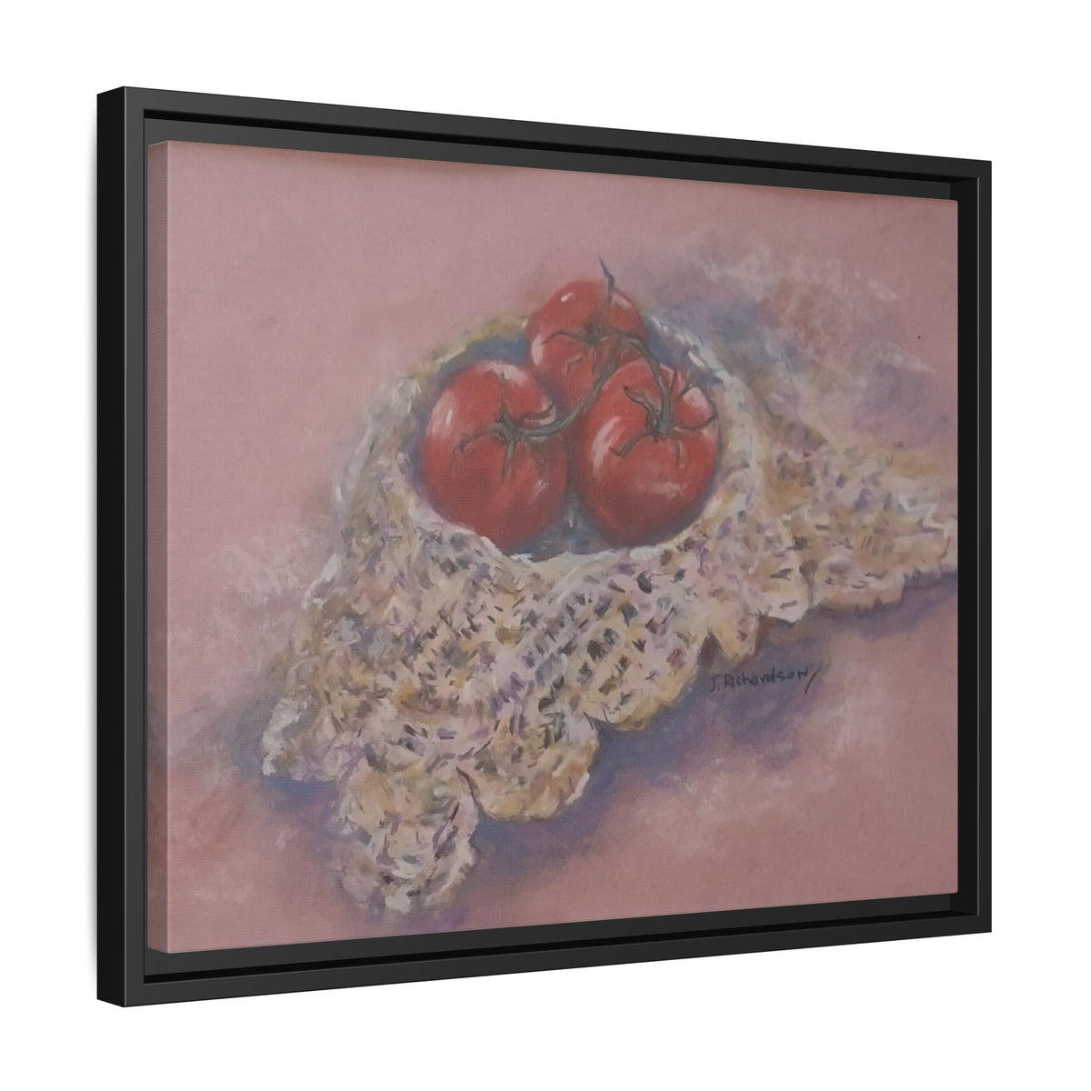 Tomato Still Life Matte Canvas Framed | Kitchen Wall Art