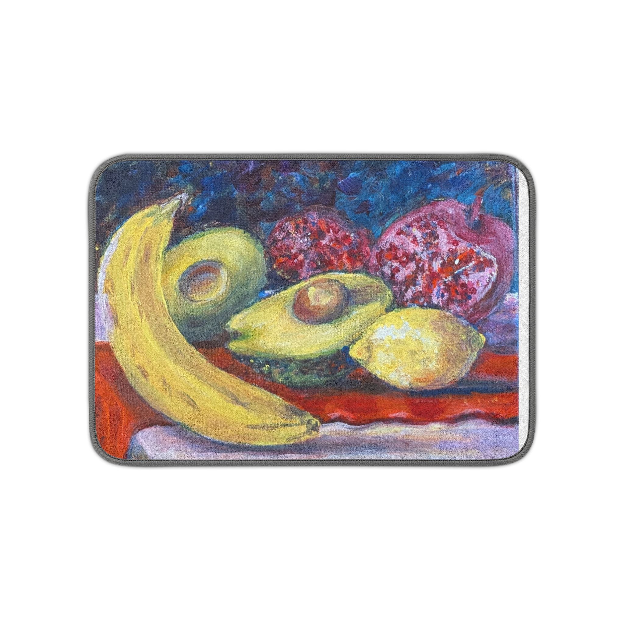 Still Life Dish Mat | Fruit Kitchen Microfiber
