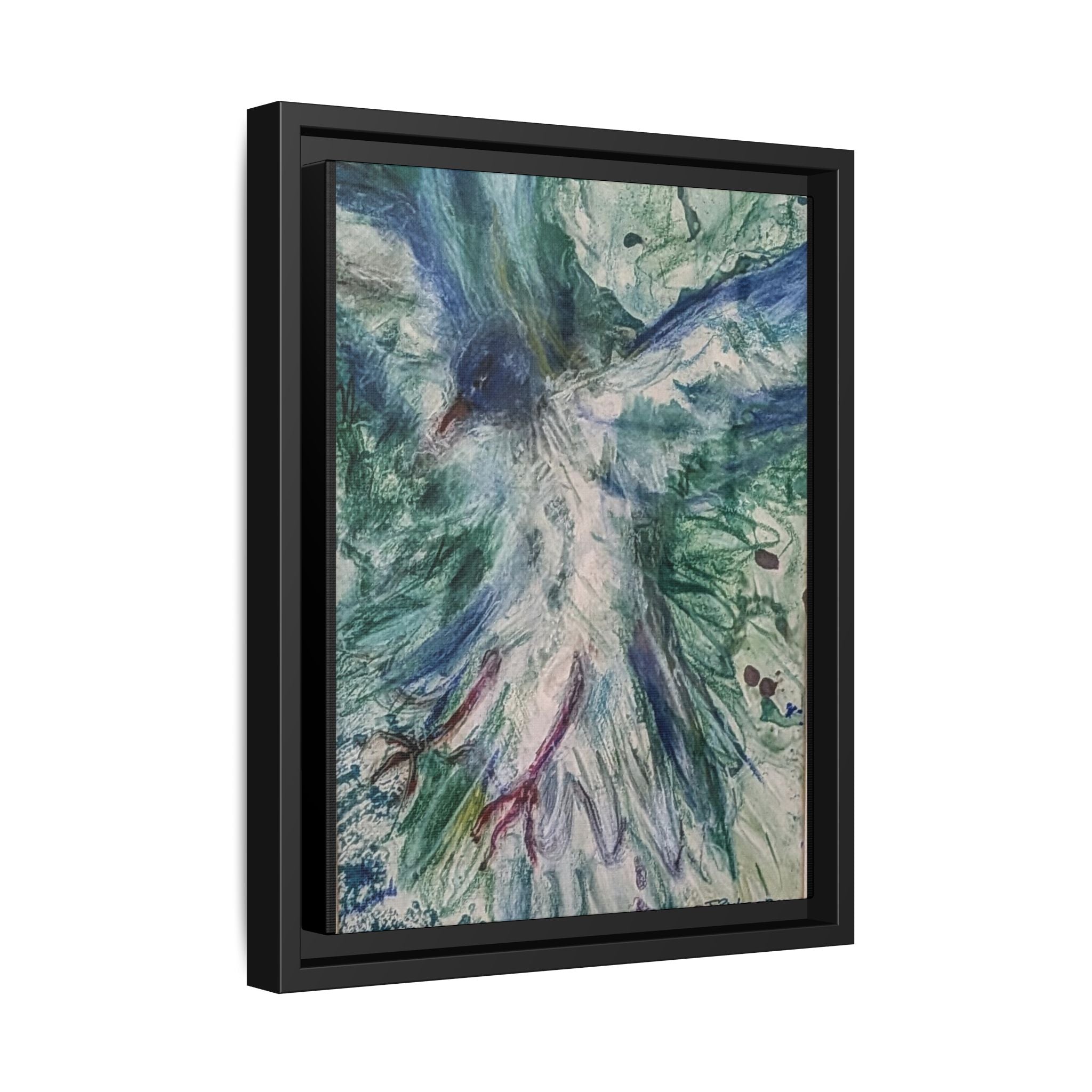Free Bird, Framed Matte Canvas,   Multi-color frames)