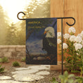 Patriotic Eagle Garden Flag | Garden Banner, Americana Nest Artwork
