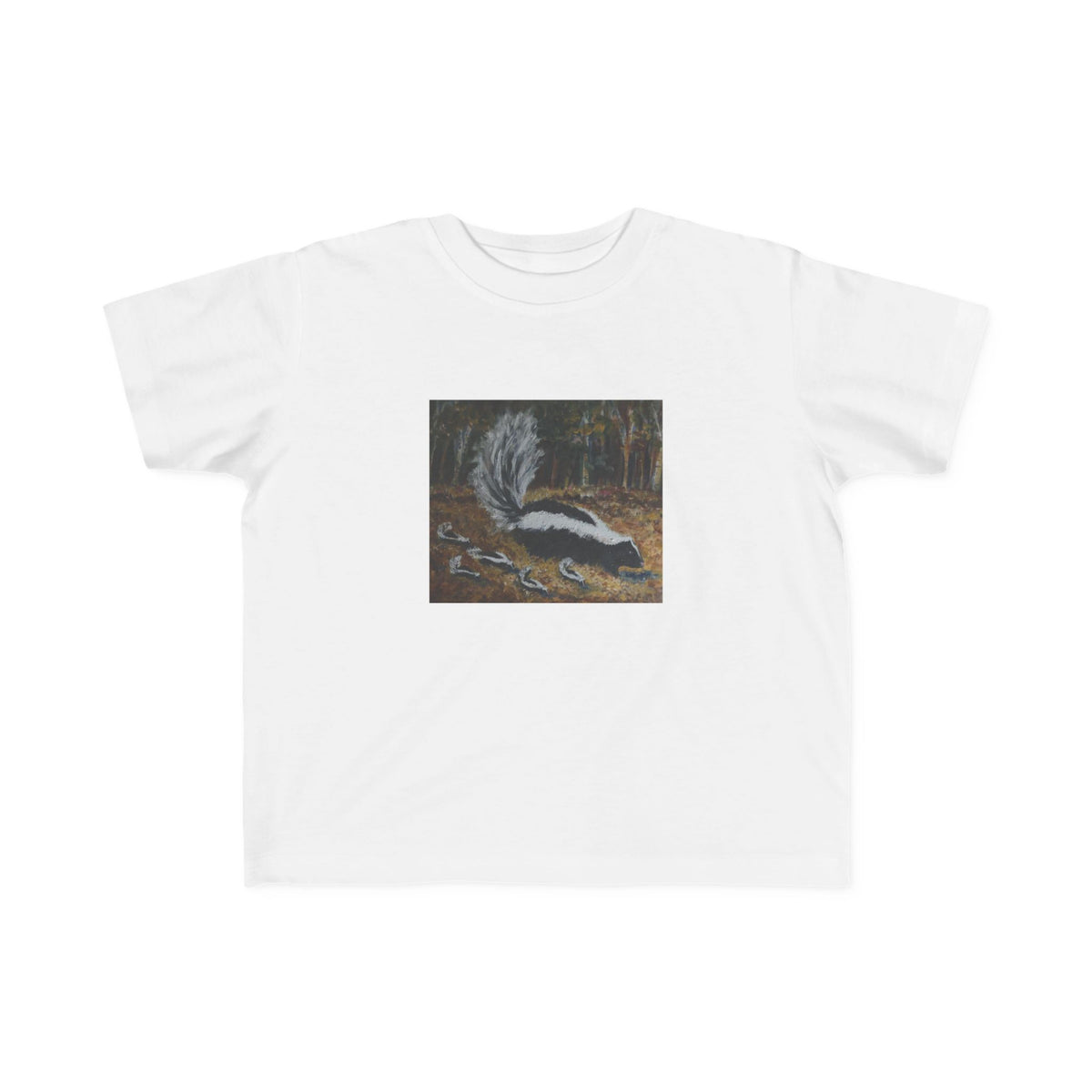 Skunk Family Toddler Tee — Cute Woodland Animal T-Shirt for Kids
