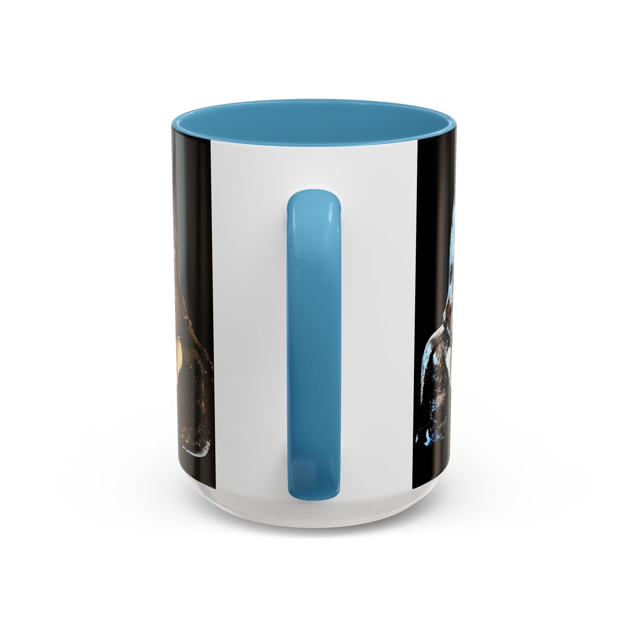 Stargazer Accent Coffee Mug – Black Accent Ceramic Mug (11/15oz)