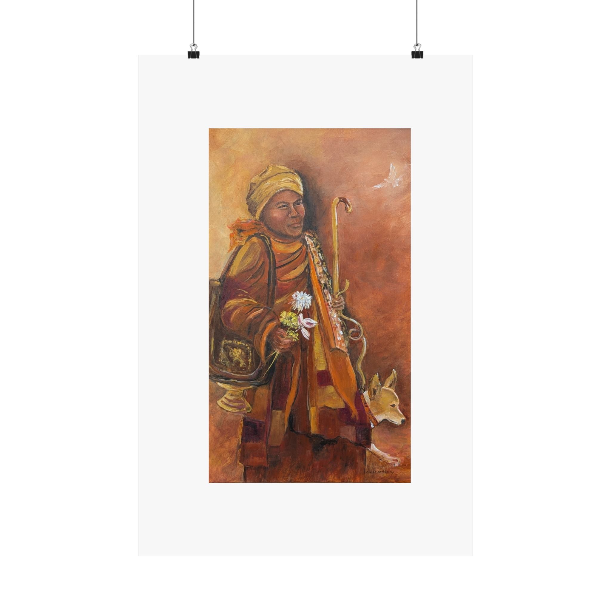 "The Dove", JR original, printed poster