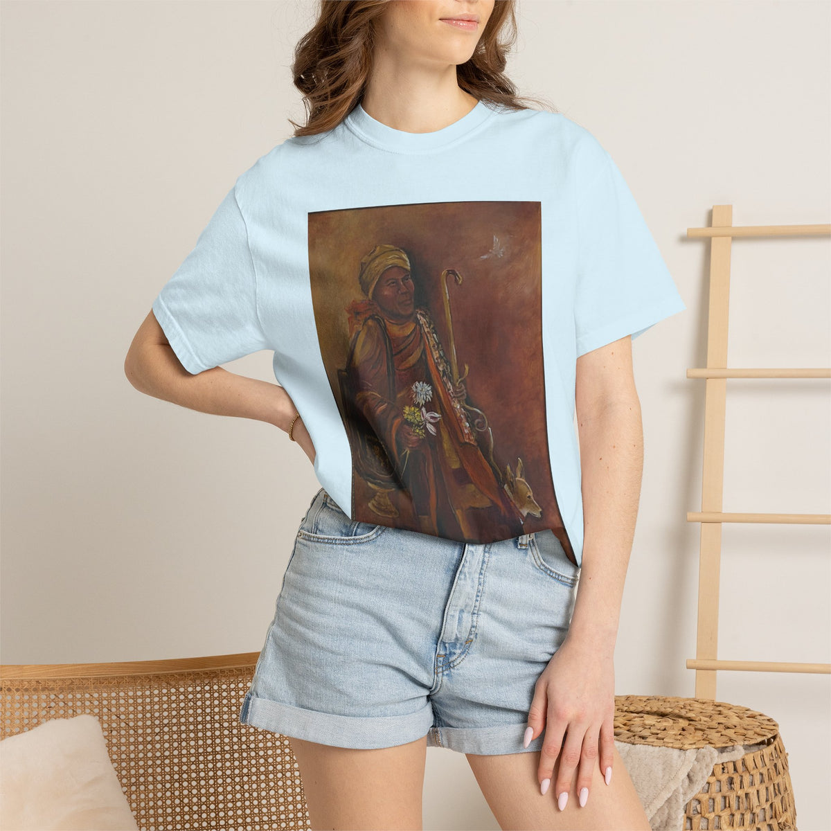 Walk for Peace T-Shirt — Monk Art Graphic Tee