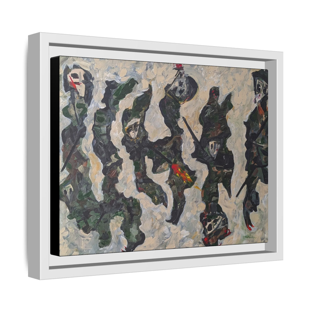 Copy of Framed  Autumn Leaves Matte Canvas Watercolor