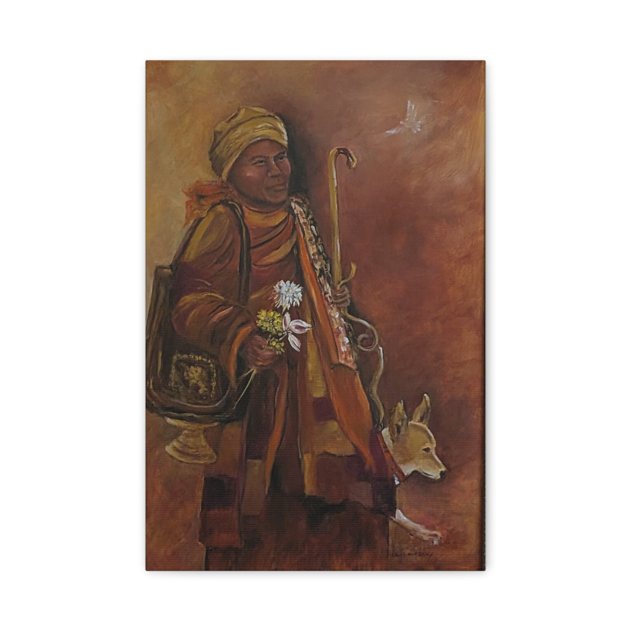 "The Dove" JR original, printed on stretched canvas, 1.25"