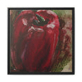 Red Bell Pepper Painting Matte Canvas
