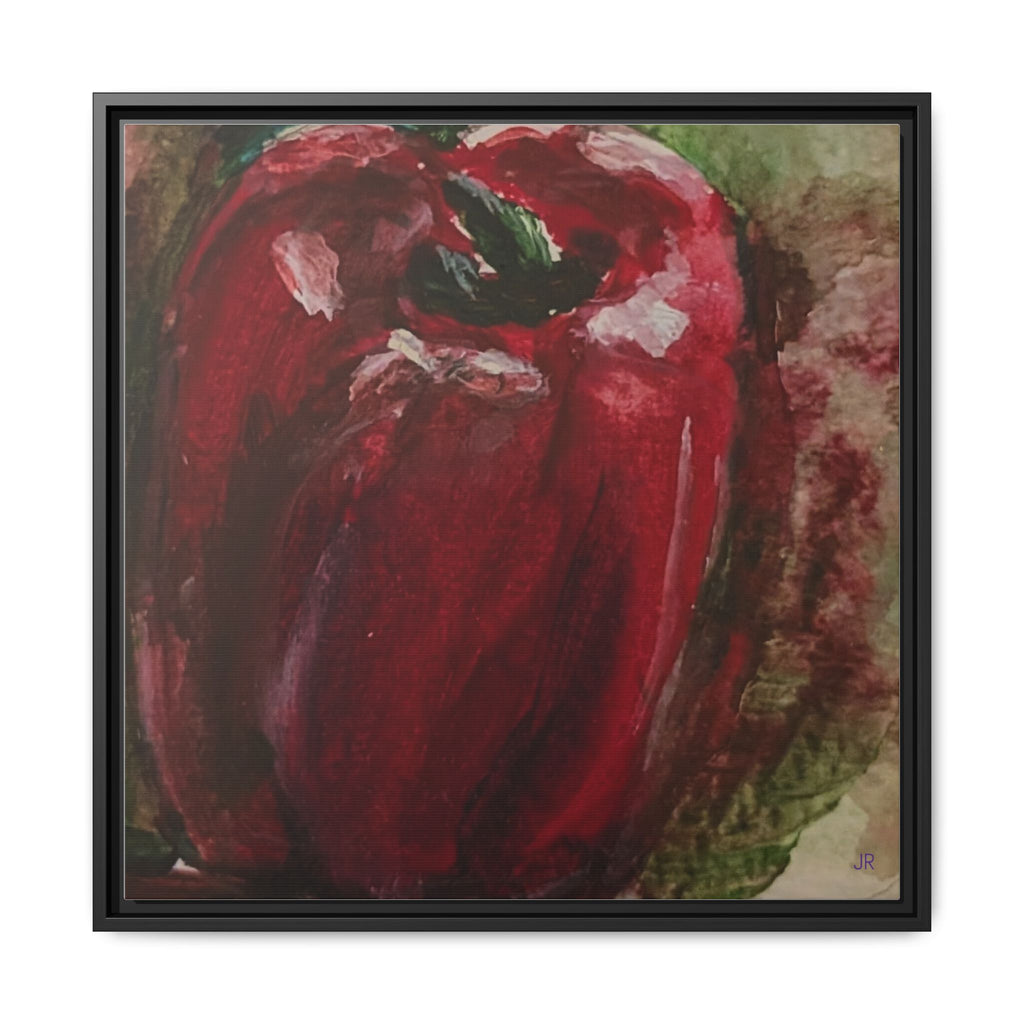 Red Bell Pepper Painting Matte Canvas