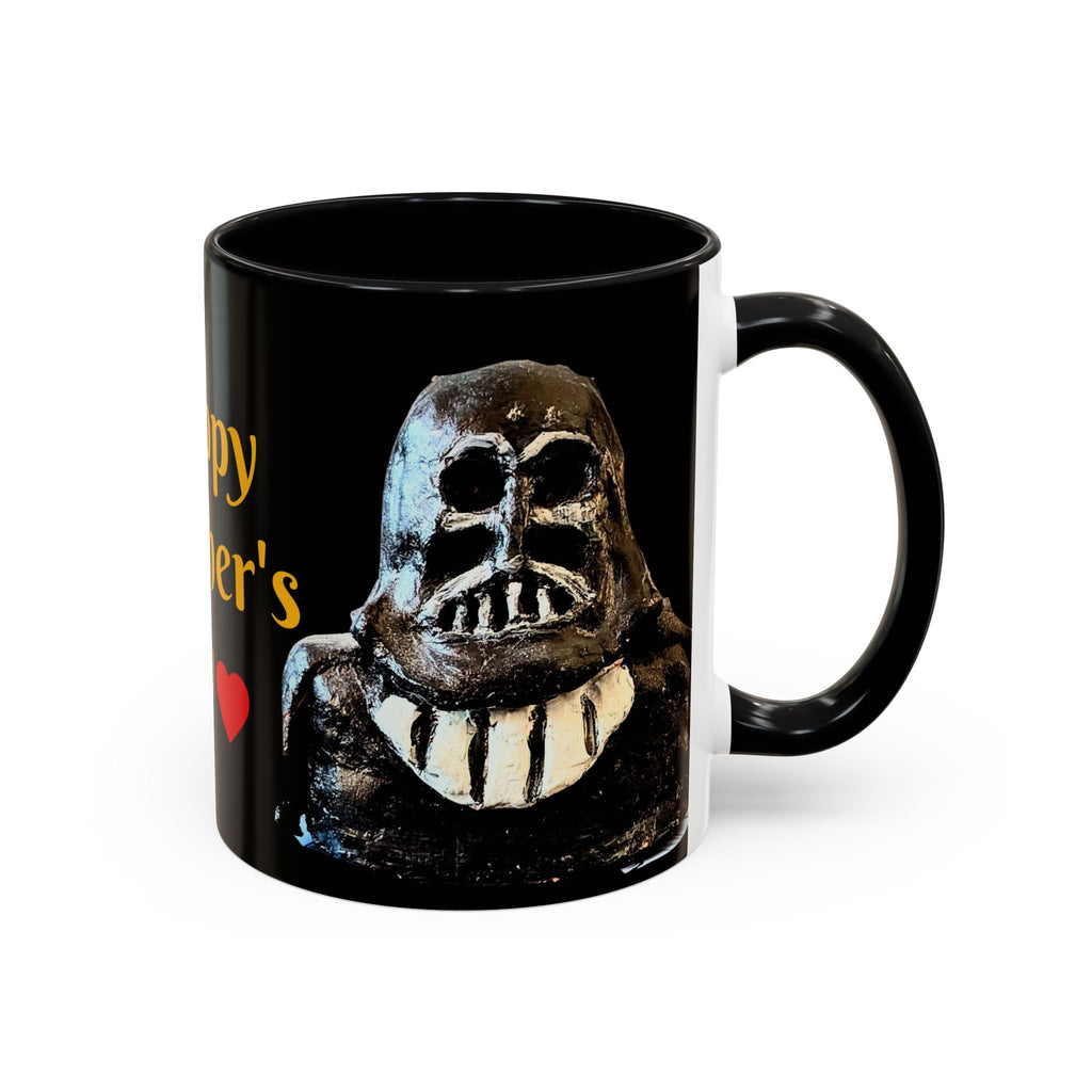 Father’s Day Coffee Mug – "Happy Father's Day" Black Accent Ceramic Mug (11/15oz)
