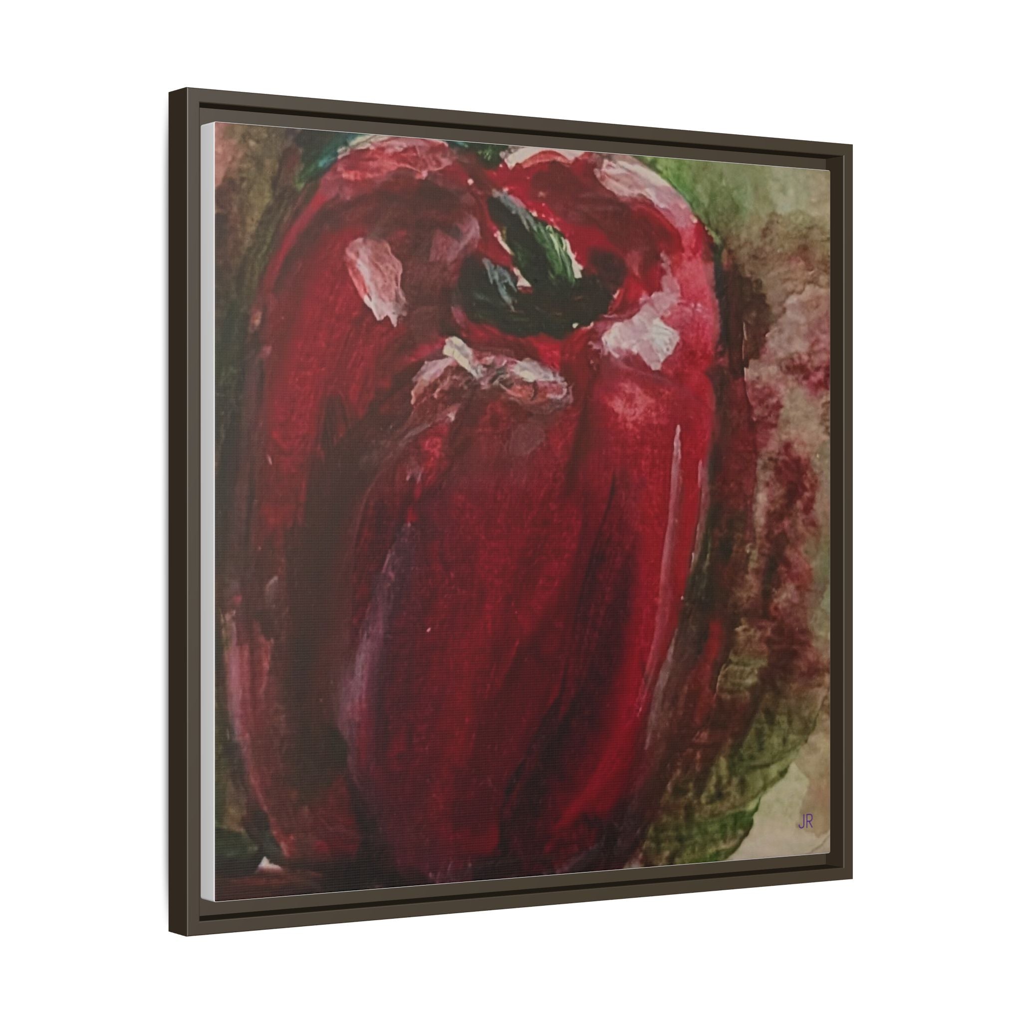 Red Bell Pepper Painting Matte Canvas