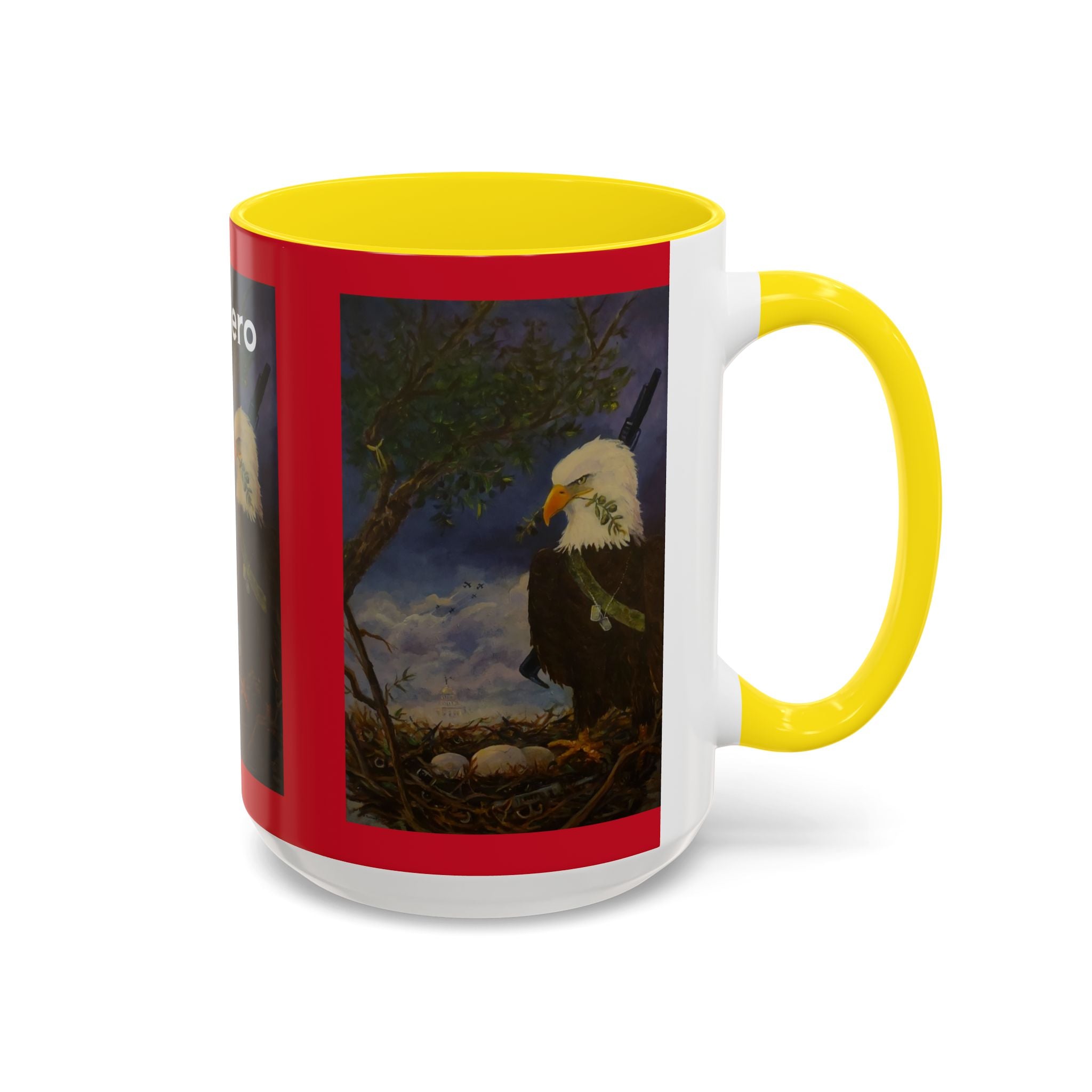 American Hero Patriotism Accent Coffee Mug (11, 15oz)