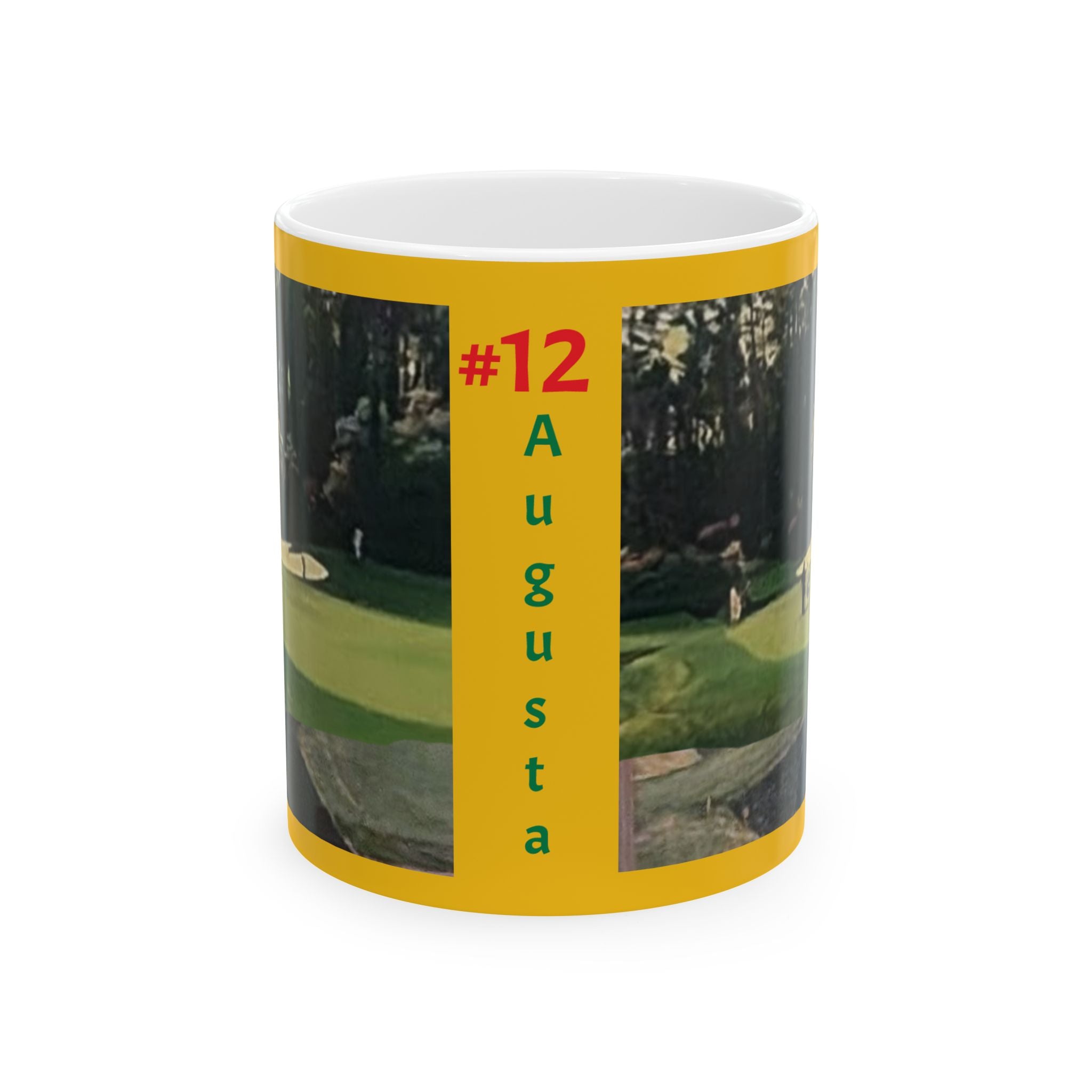 Augusta #12 Photo Golf Course Mug | 11oz 15oz Ceramic