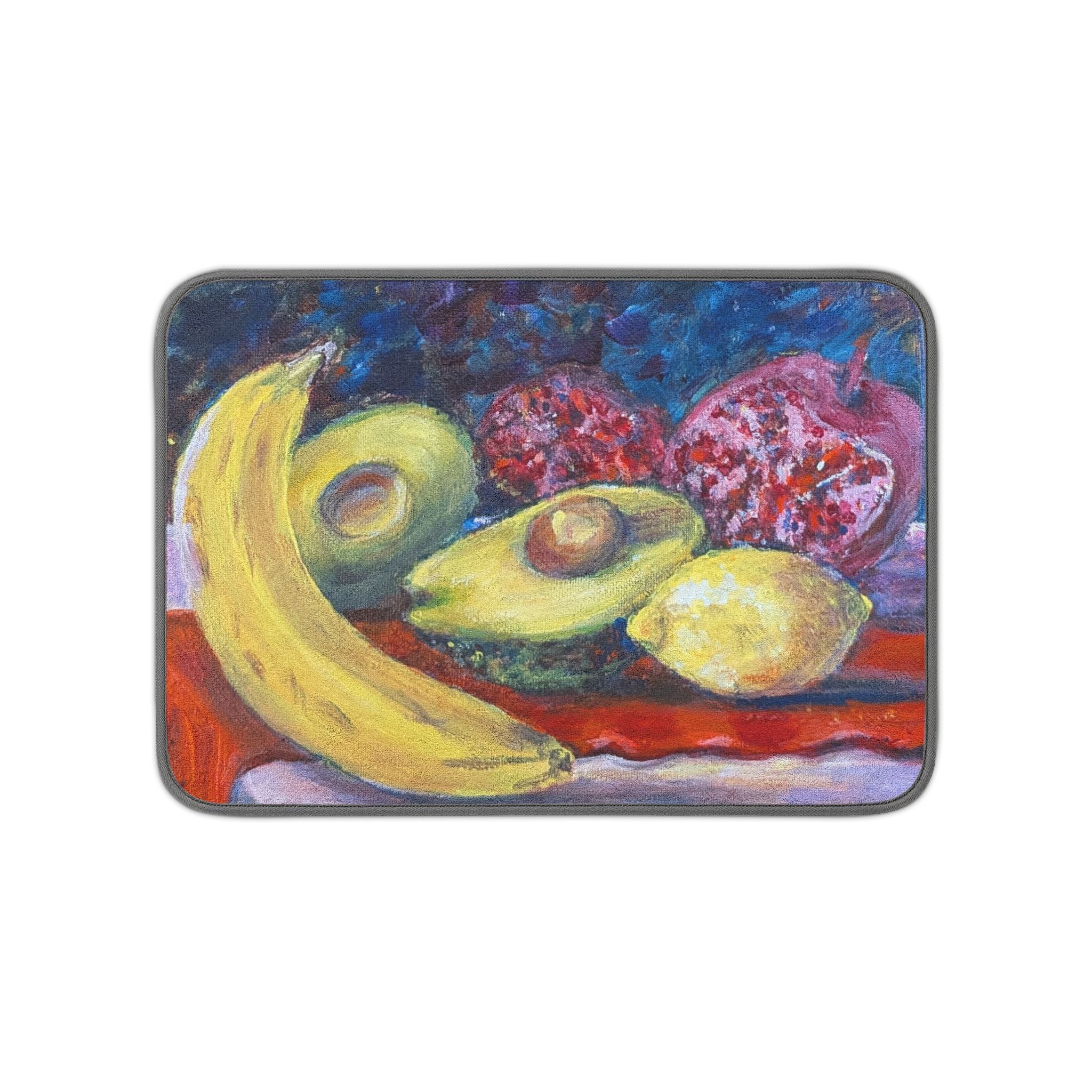 Still Life Dish Mat | Fruit Kitchen Microfiber