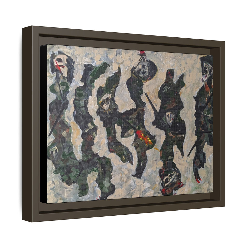 Copy of Framed  Autumn Leaves Matte Canvas Watercolor