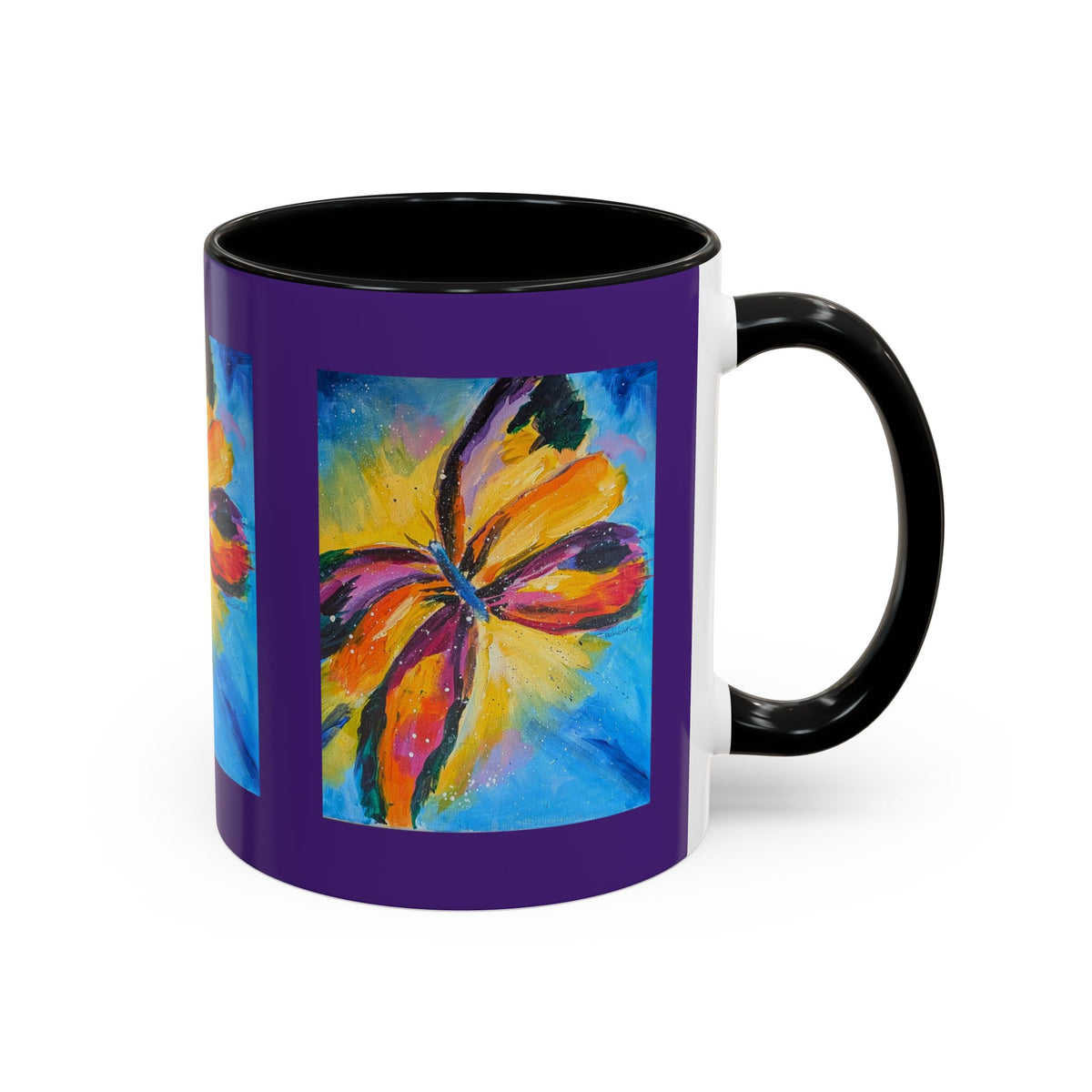 Butterfly Accent Coffee Mug Gift