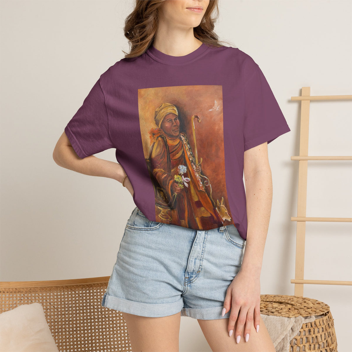 Walk for Peace T-Shirt — Monk Art Graphic Tee