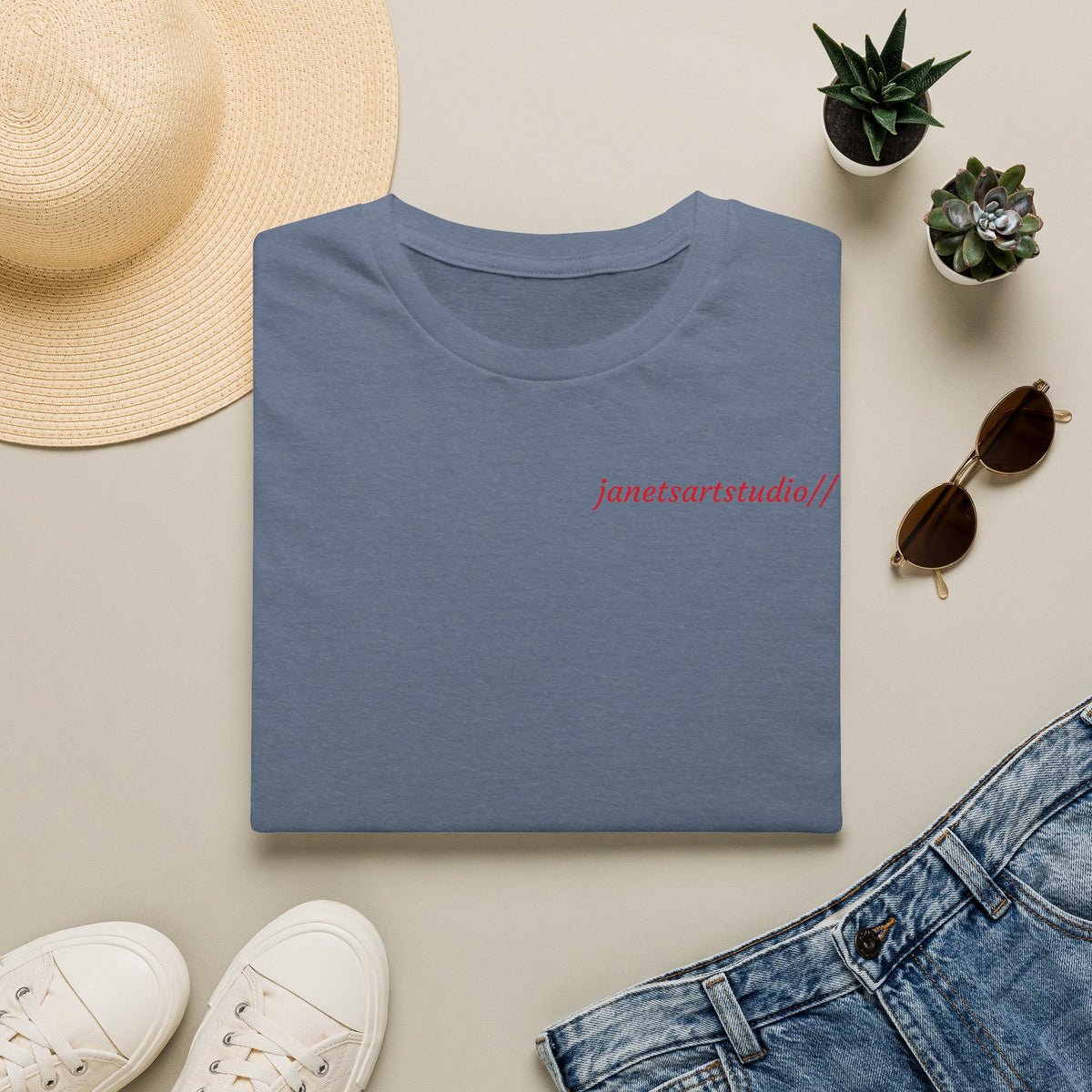 Yellow Pepper painting printed T-Shirt | Minimal Small Chest Logo