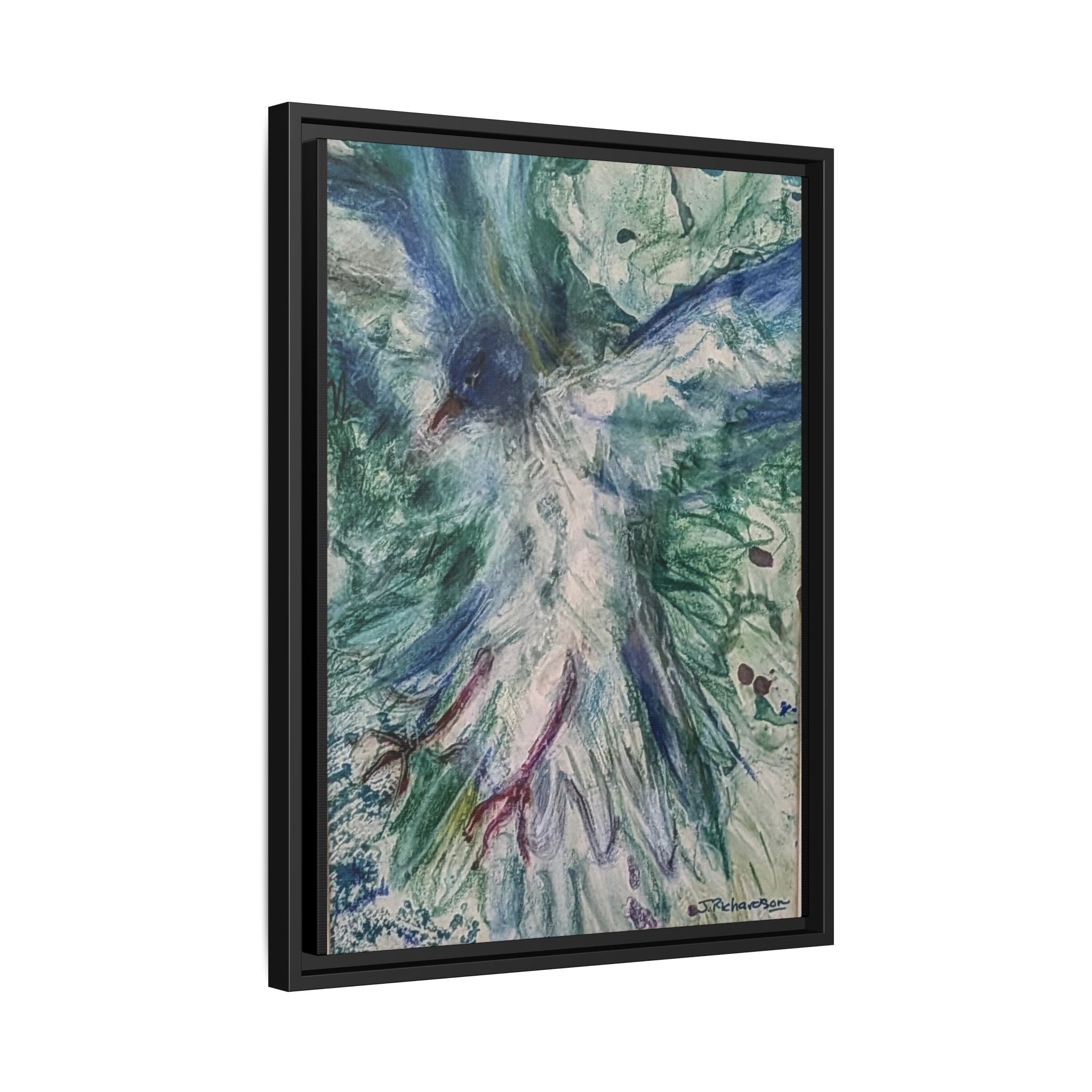 Free Bird, Framed Matte Canvas,   Multi-color frames)