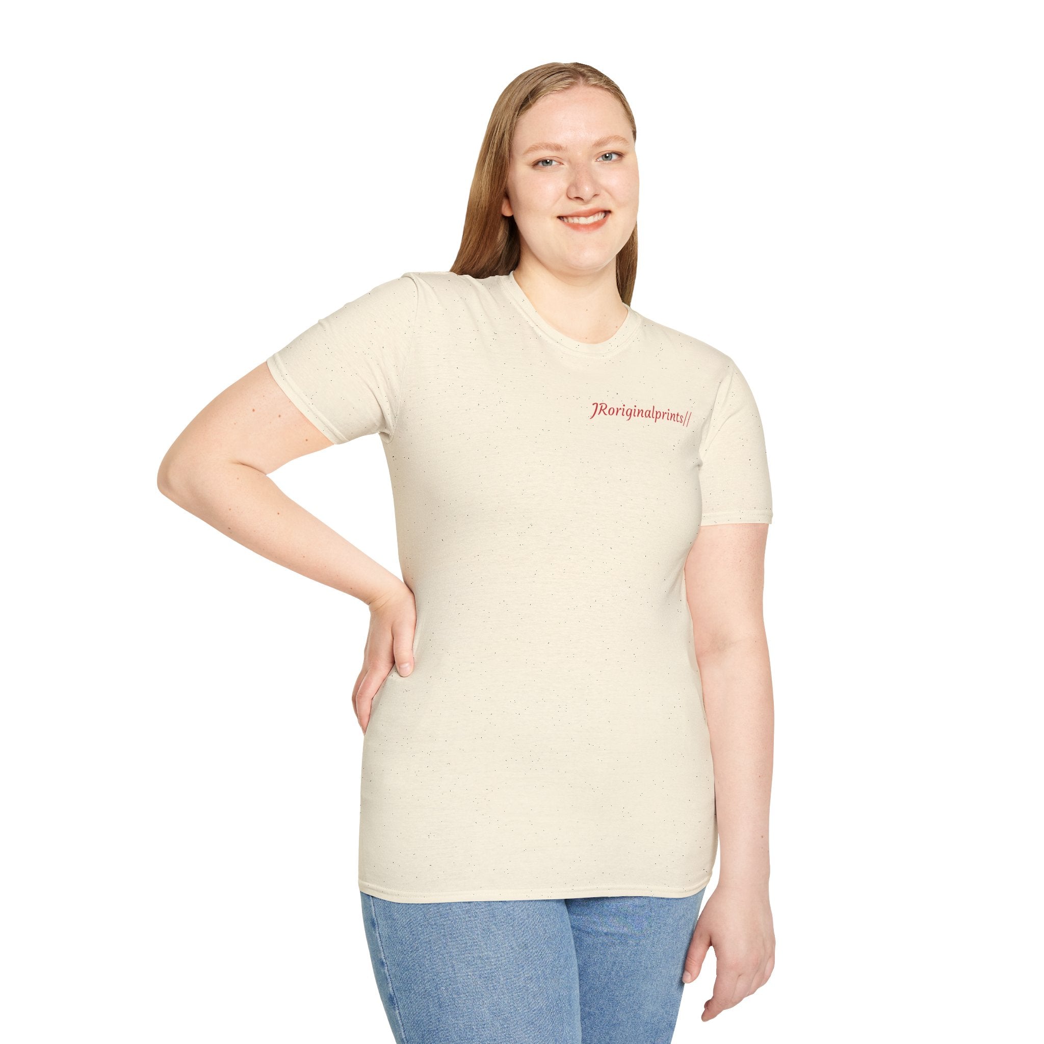Abstract Bird in Flight T-Shirt | Minimal Script Chest Logo