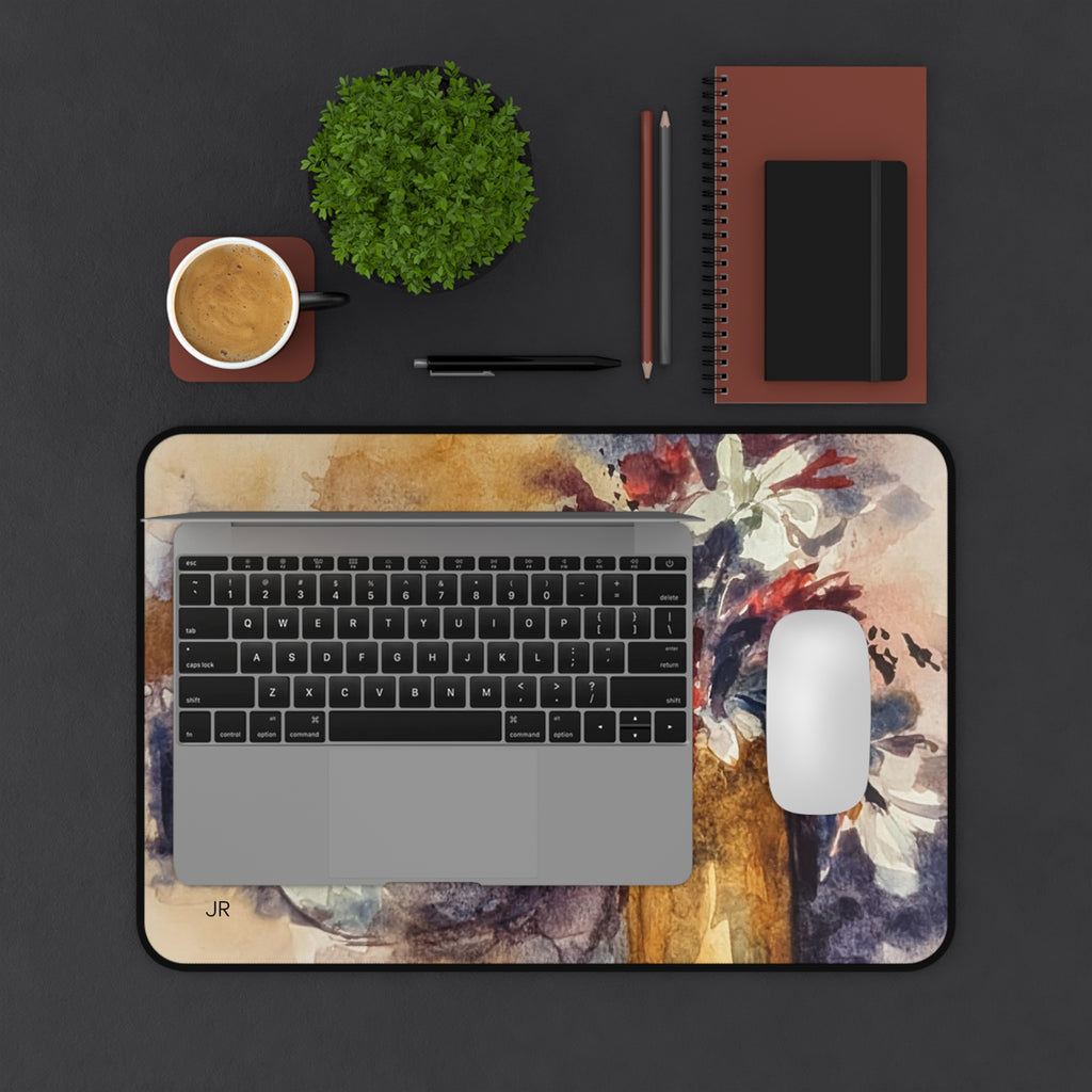 Floral mouse pad