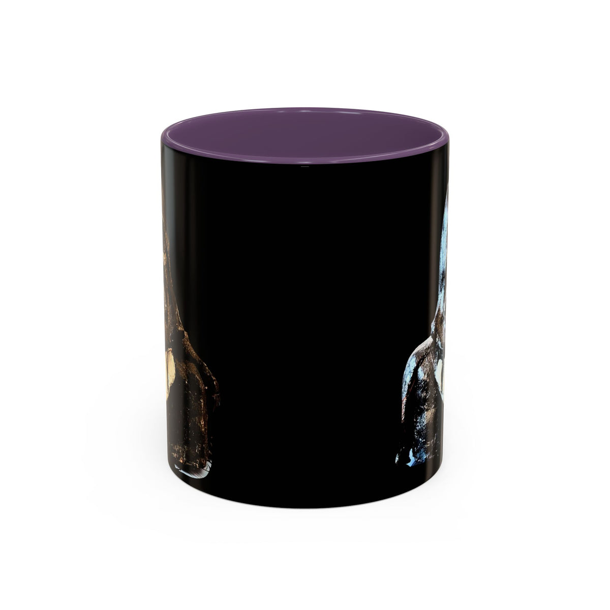 Stargazer Accent Coffee Mug – Black Accent Ceramic Mug (11/15oz)