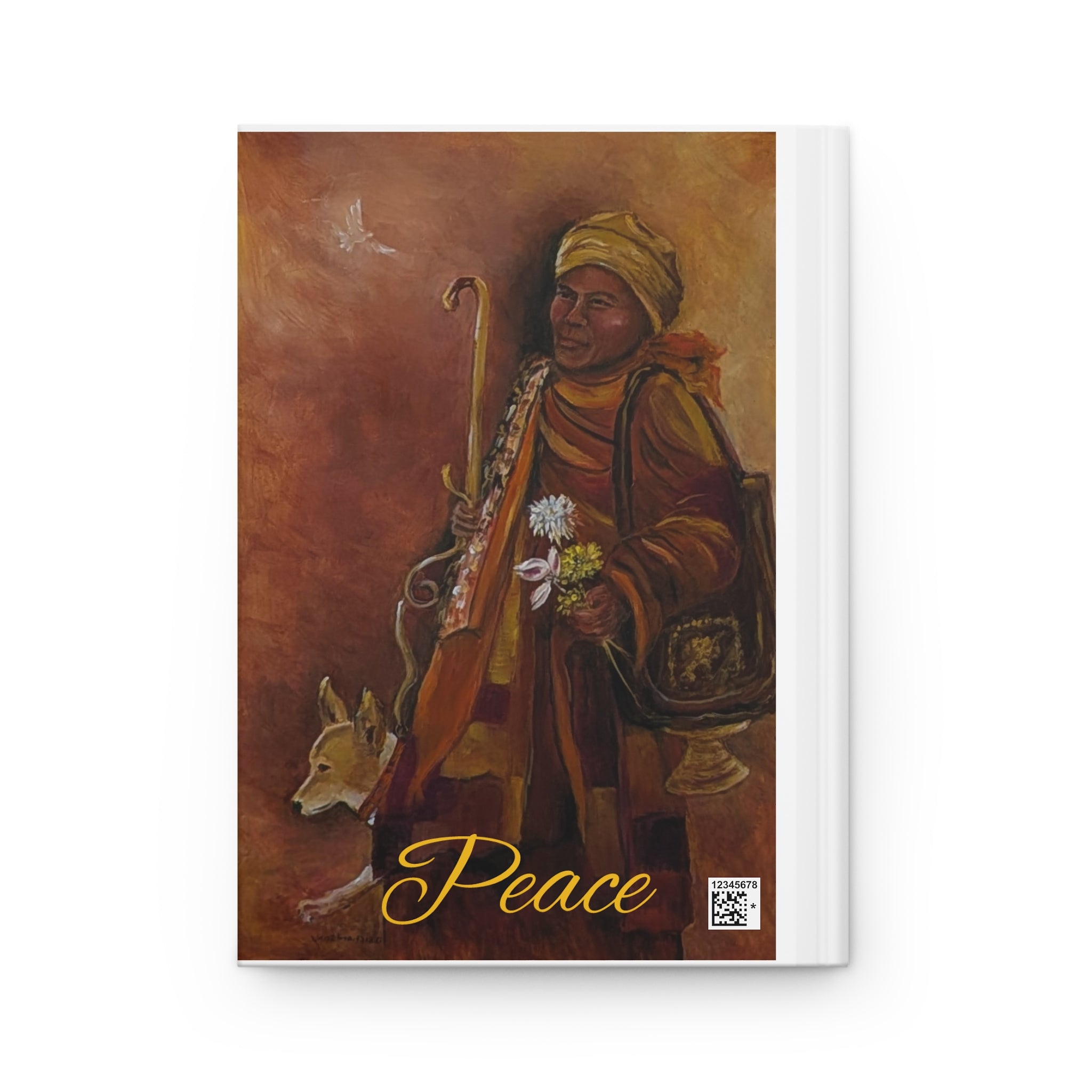 Monk Walk for Peace Hardcover Journal Matte