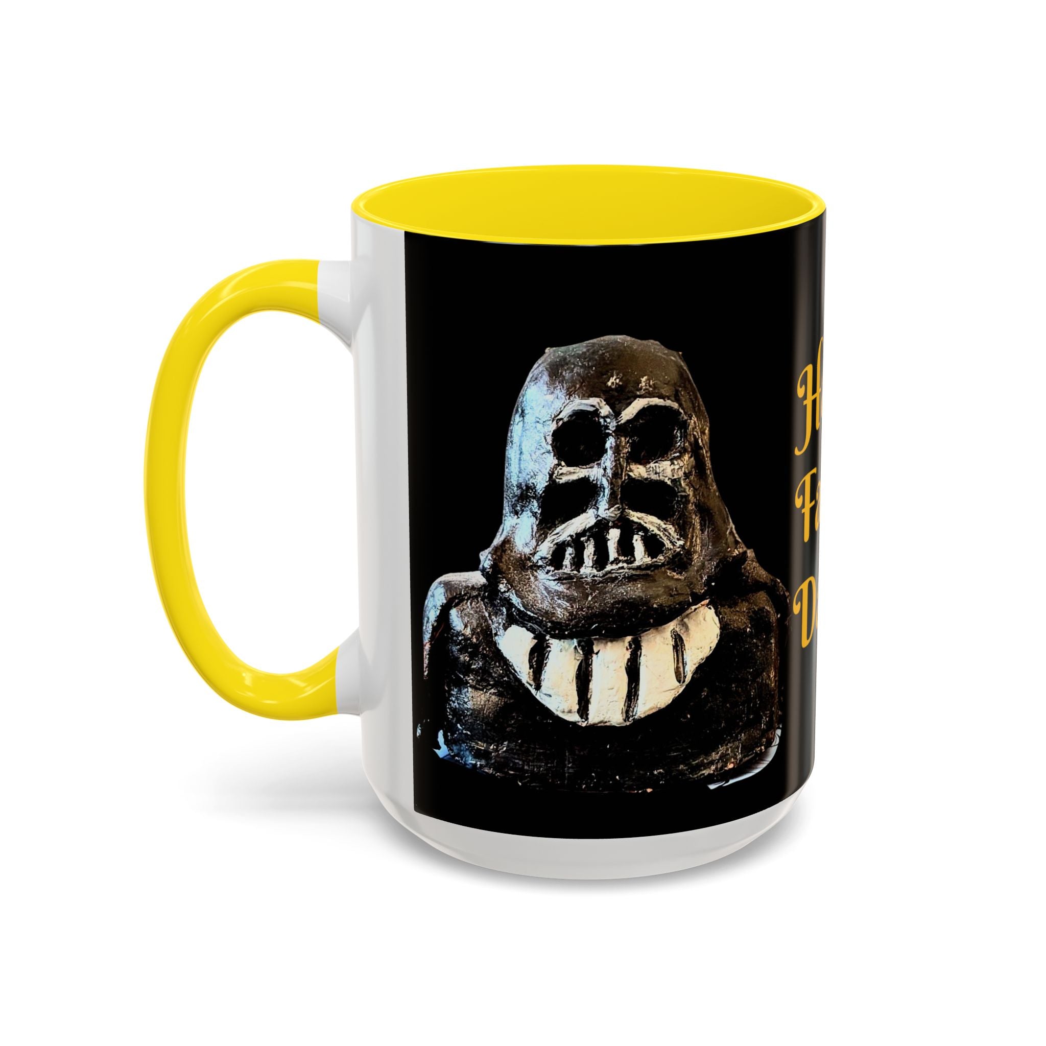 Father’s Day Coffee Mug – "Happy Father's Day" Black Accent Ceramic Mug (11/15oz)