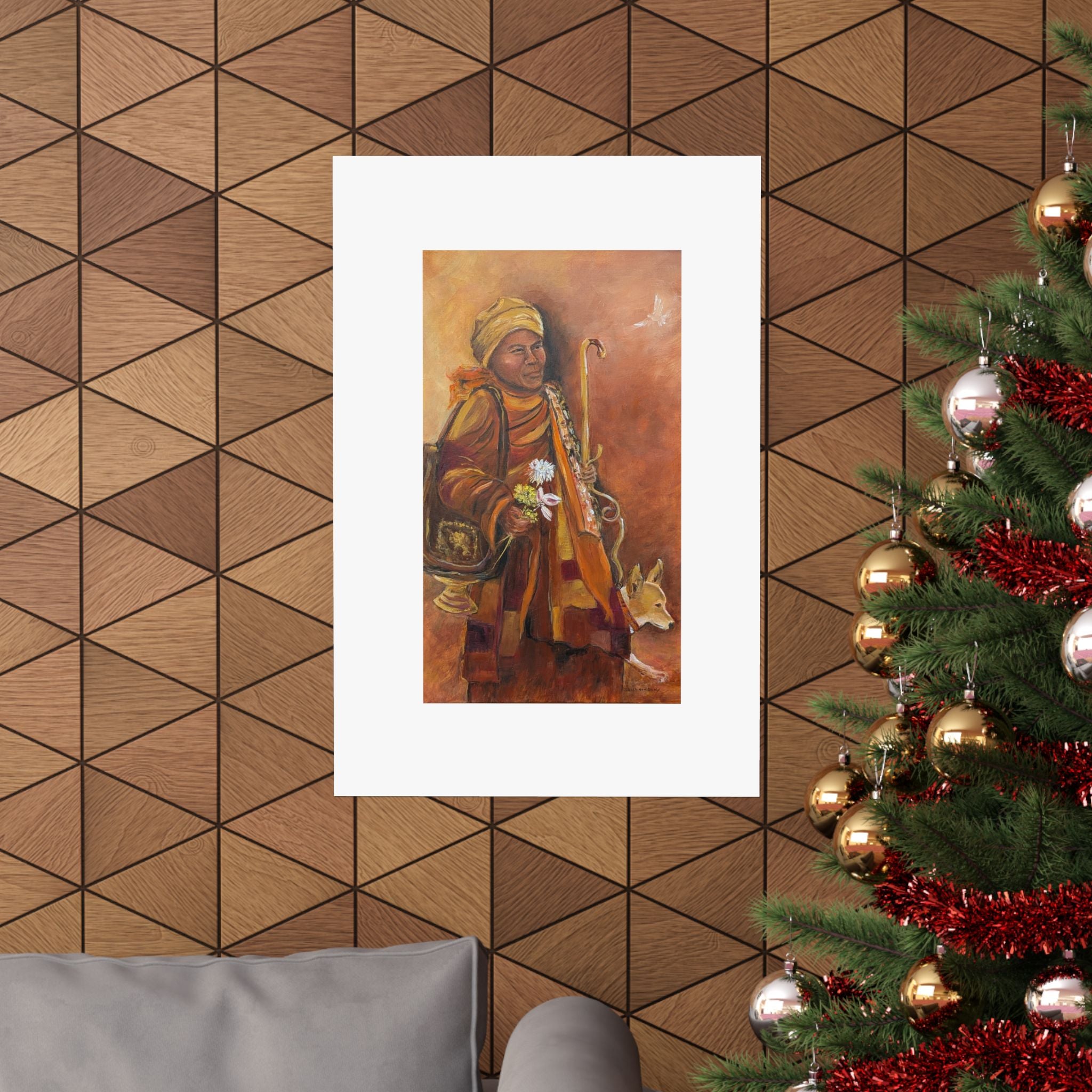 "The Dove", JR original, printed poster