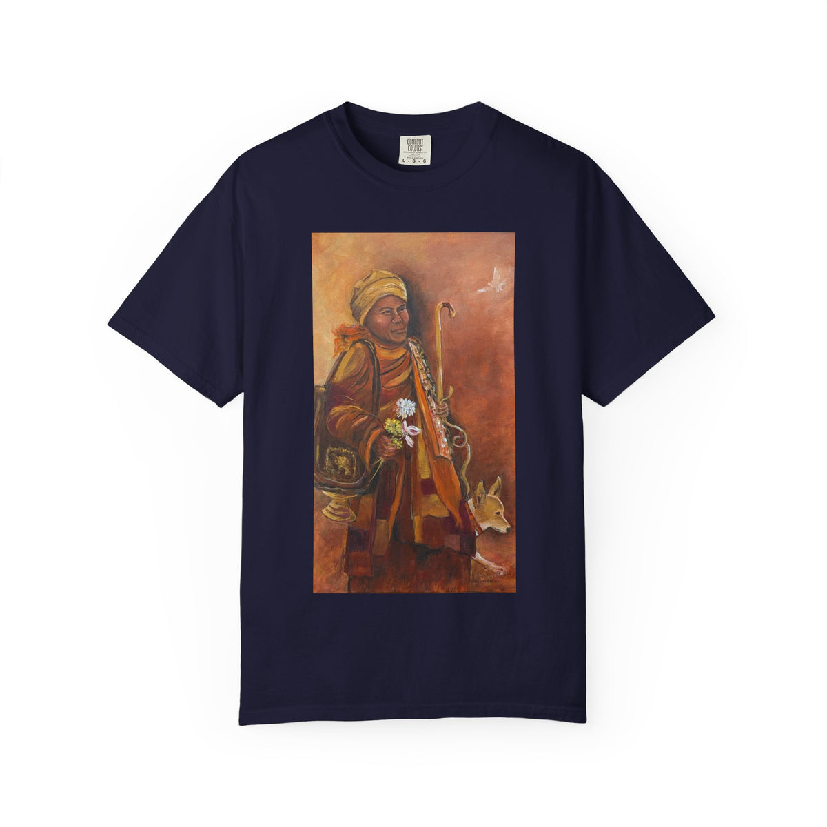 Walk for Peace T-Shirt — Monk Art Graphic Tee