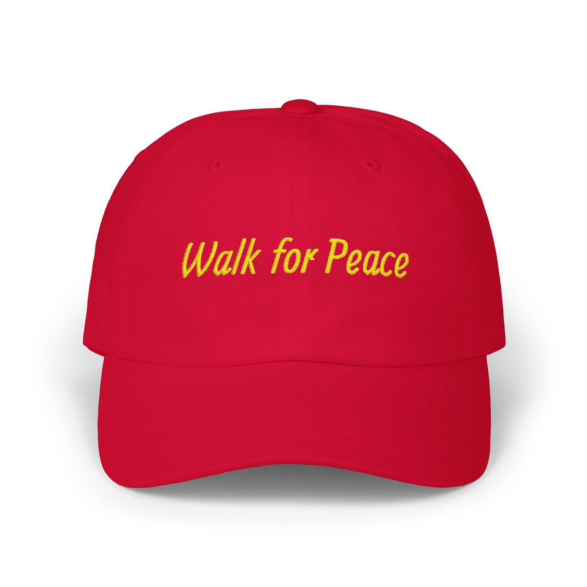 Peace Embroidered cap