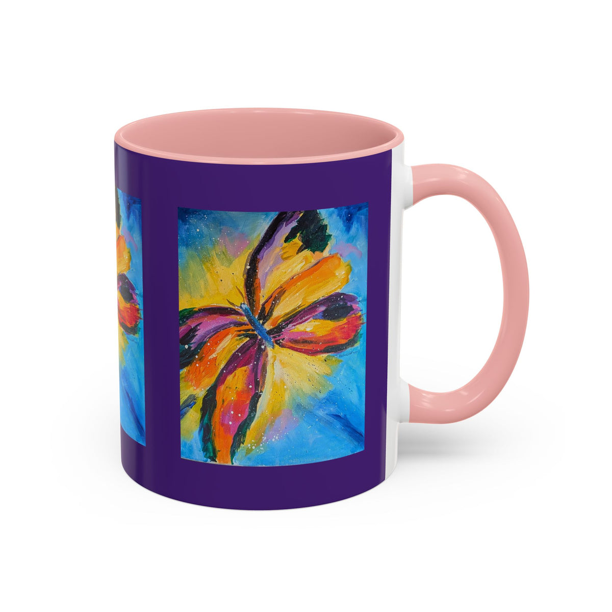 Butterfly Accent Coffee Mug Gift
