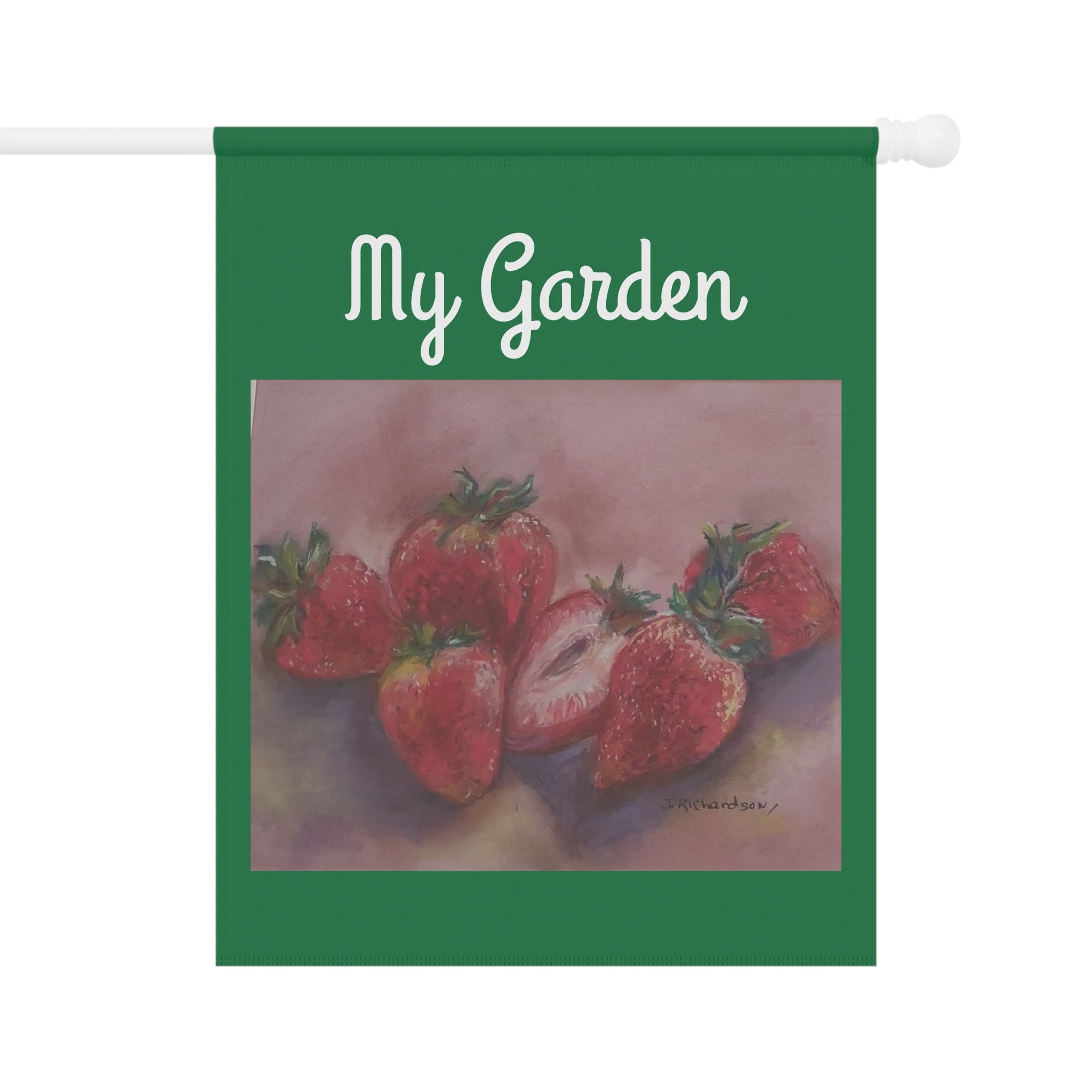 My Strawberry Garden Flag –  Banner