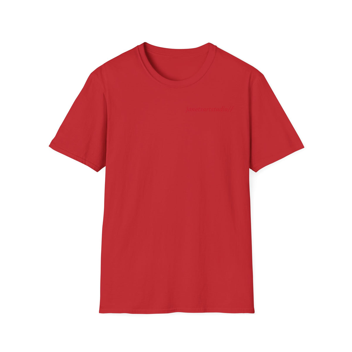 Yellow Pepper painting printed T-Shirt | Minimal Small Chest Logo
