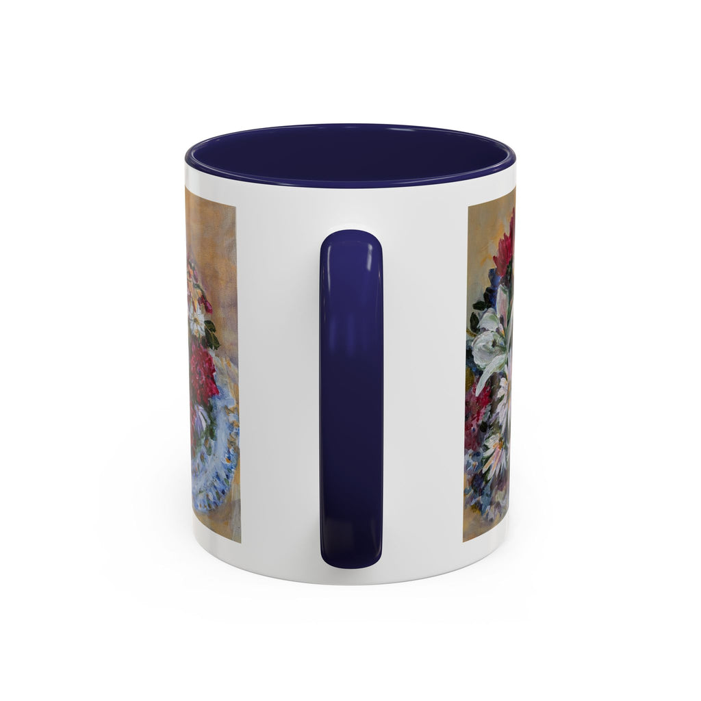 MOM Floral Bouquet Accent Coffee Mug — Chose  Interior 11/15oz