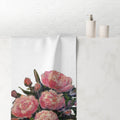 Pink Peony Bouquet CottenTowel | Floral Mink-Cotton Towel