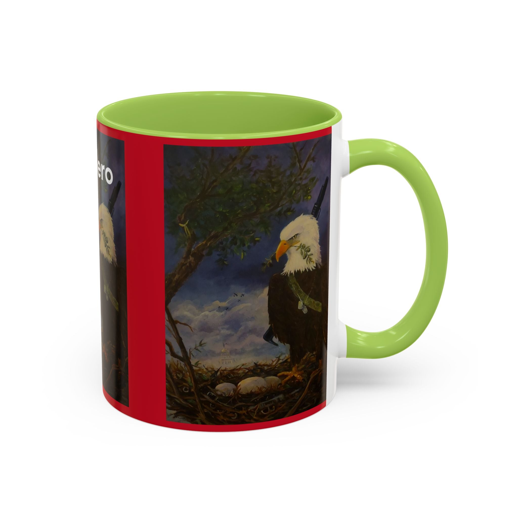 American Hero Patriotism Accent Coffee Mug (11, 15oz)