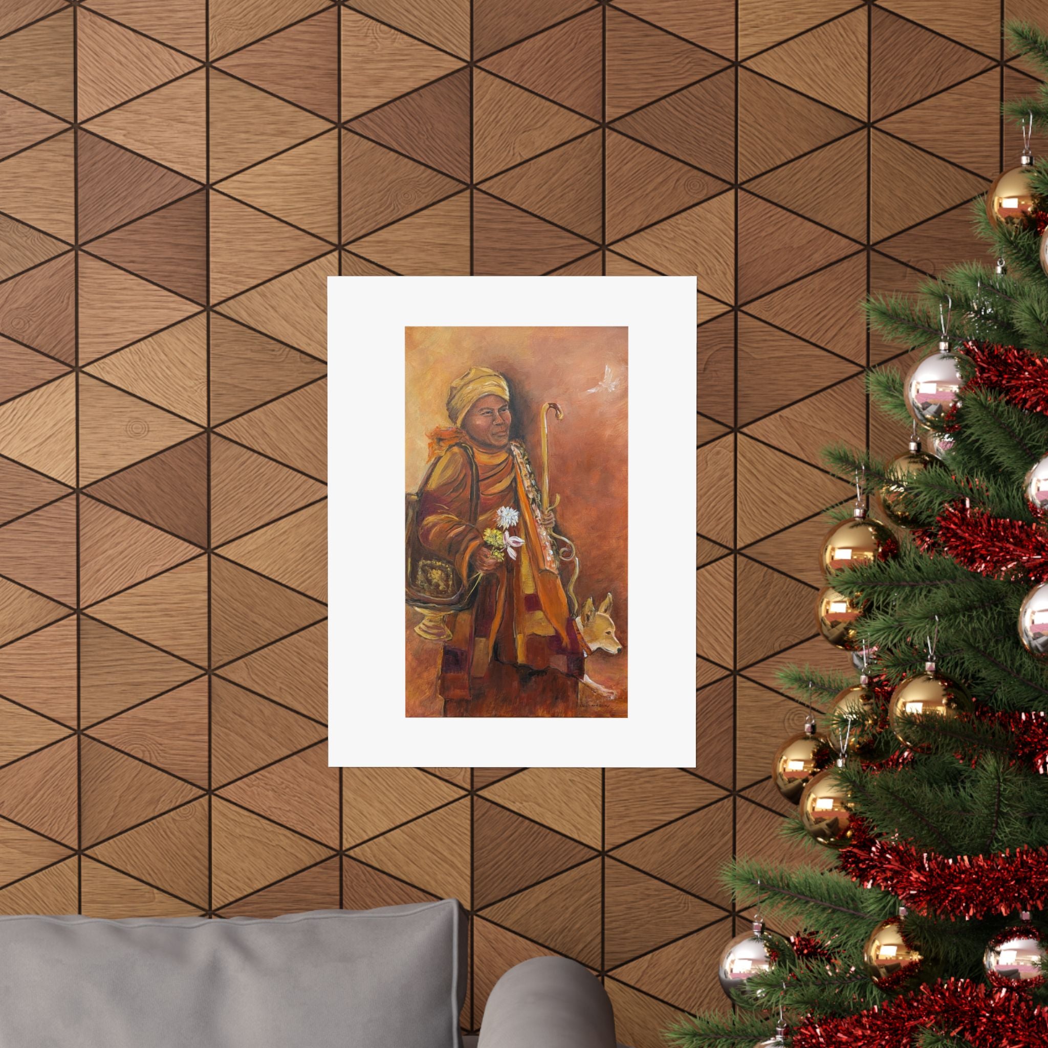"The Dove", JR original, printed poster