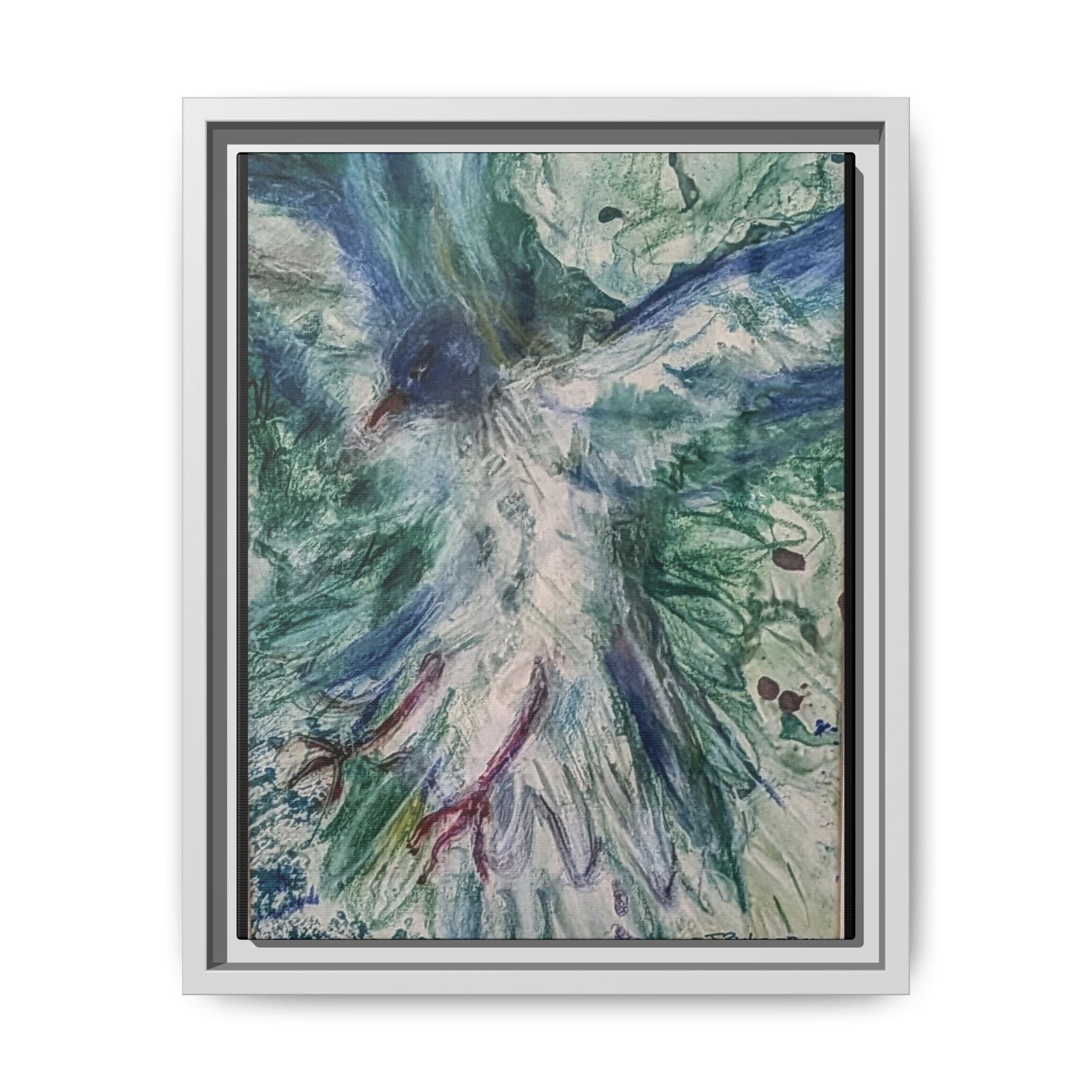 Free Bird, Framed Matte Canvas,   Multi-color frames)