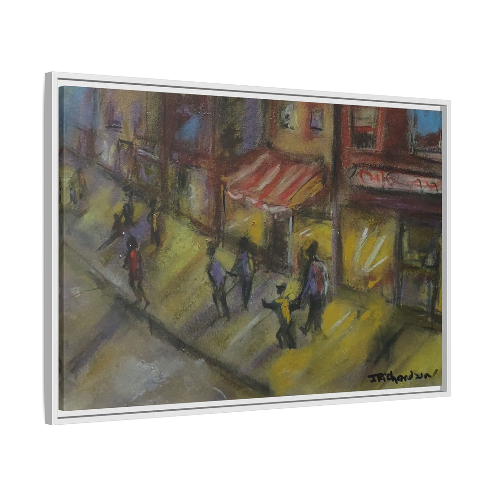 Copy of Framed Canvas Print - Colorful Bell Peppers Still Life